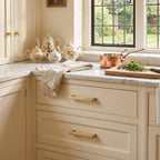 5 Pack Solid Handles 12-Inch(305mm) Champagne Bronze Cabinet Pulls,Heavy Duty for Kitchen Cabinets, Cupboards