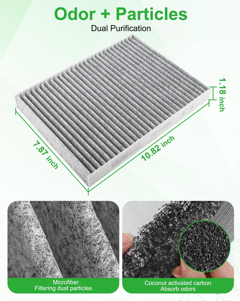 Engine Cabin Air Filter Set for Dodge Charger Challenger (2011-2023)