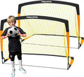 Kids Backyard Soccer Goals 7x5 & 5x3.6 FT, Portable Outdoor Play | For Kids Ages 6-14 Backyard Play, Weatherproof Net