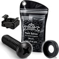 M6x16 Rack Mount Screws, Steel Cage Nuts & Nylon Washers, 50-Pack