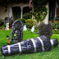 Halloween Decorations Corpse Dead Victim Props 60 inch Hanging Dead Body Decorations Scary Fake Corpse in Bag Indoor