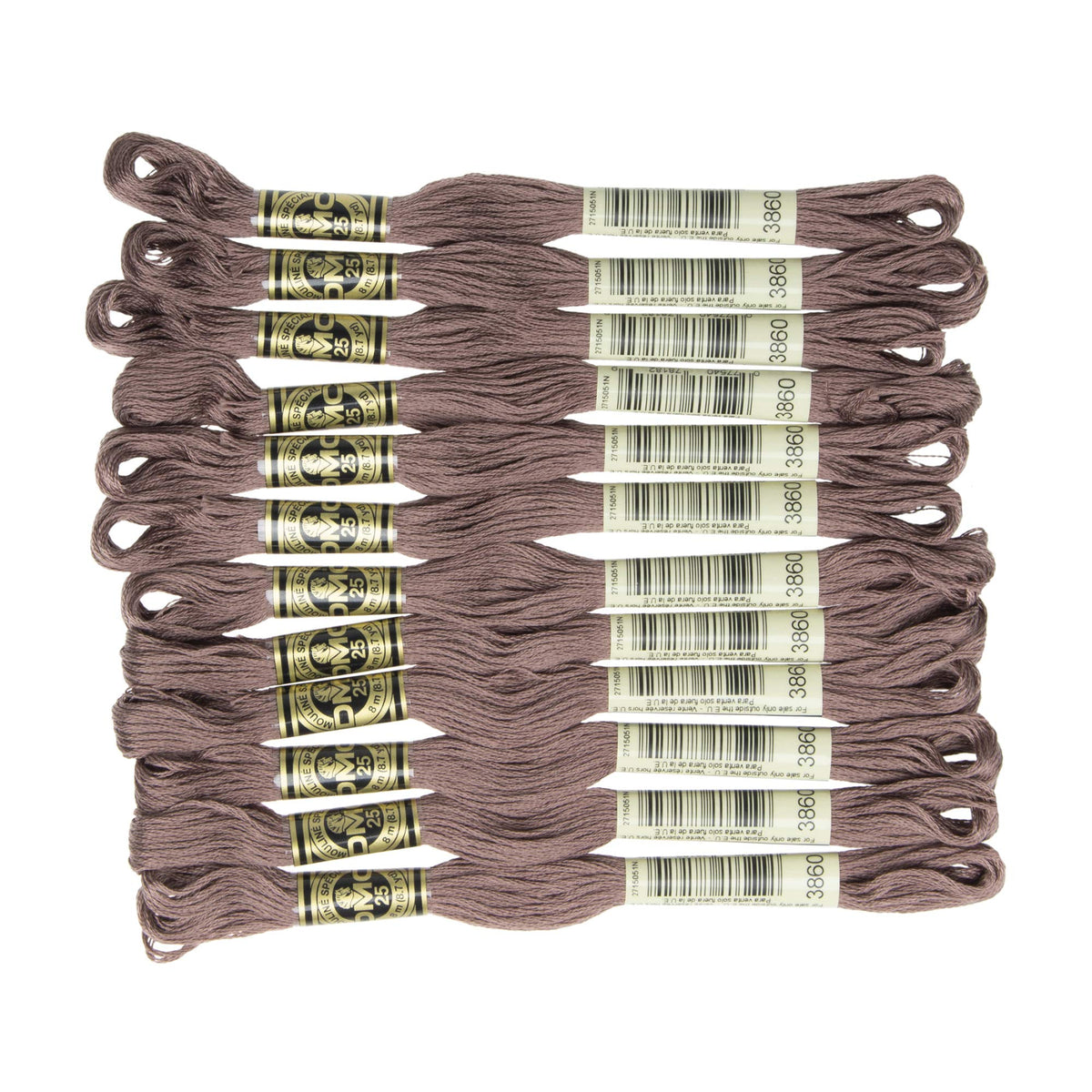 6-Strand Embroidery Cotton Floss, Cocoa