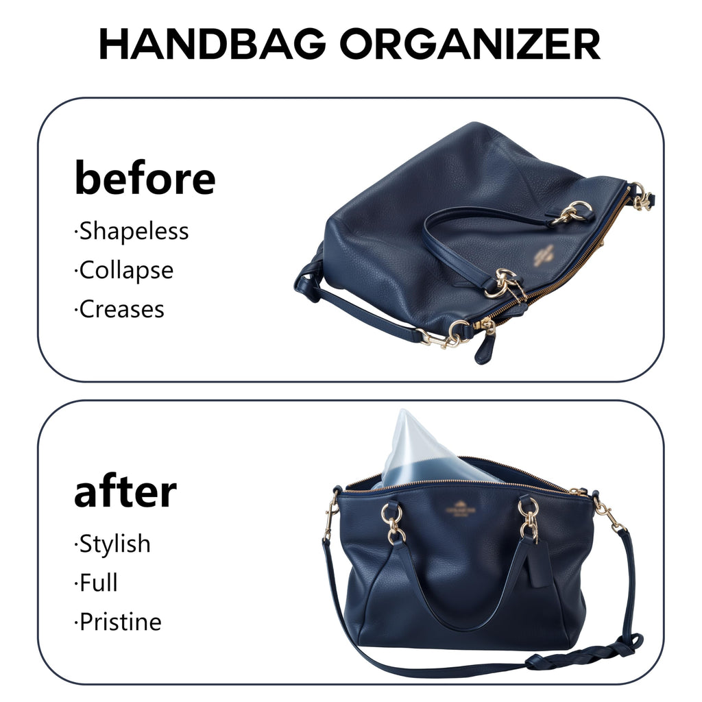 100Pack Purse Stuffing to keep Shape & Prevent Creases, Women Bag Shaper Insert/Handbag Organizer to Storage &