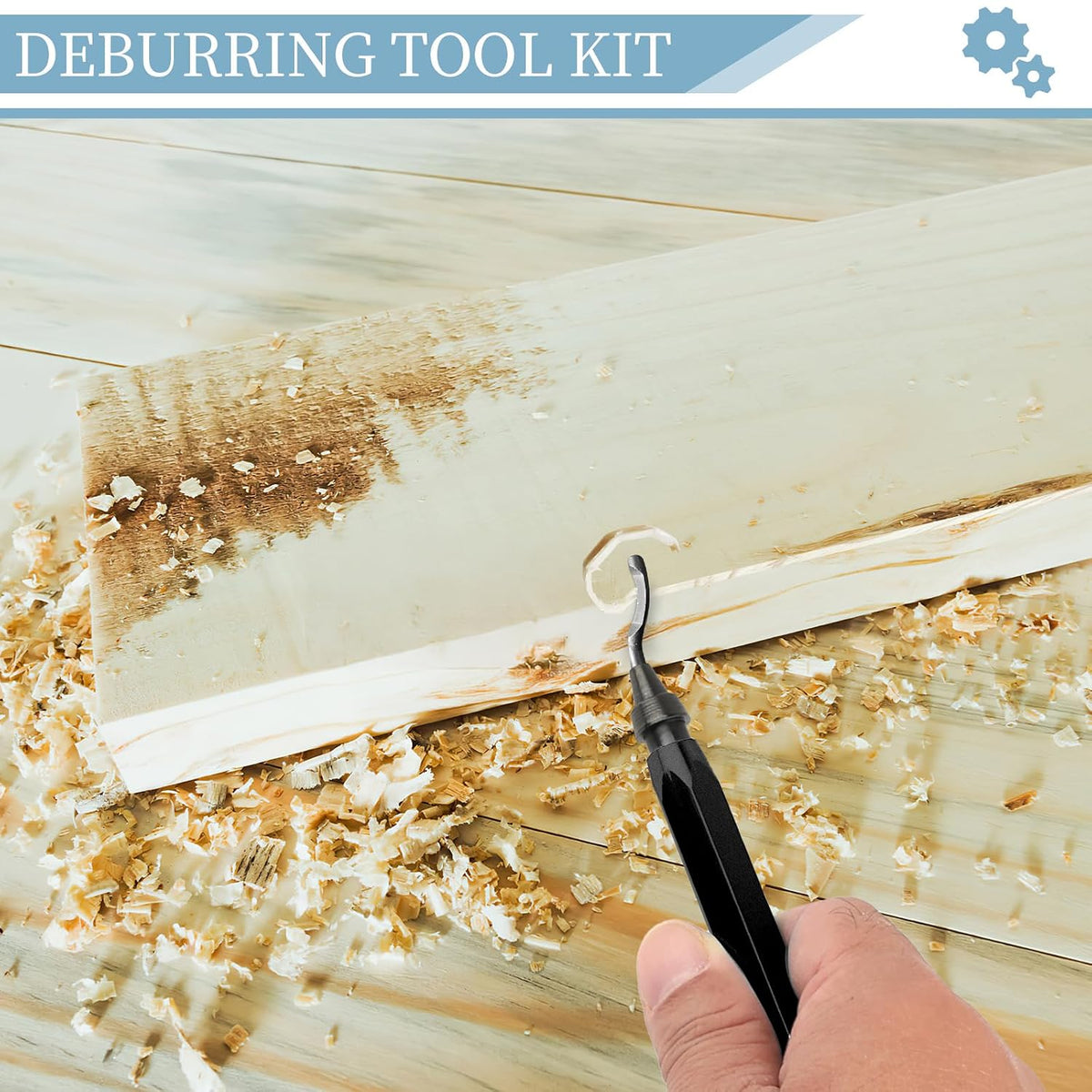 Deburring Tool with 12 HSS Blades for Metal Resin PVC 3D Print