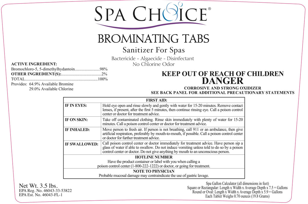 3.5-Pounds Premium Bromine Tablets for Hot Tub