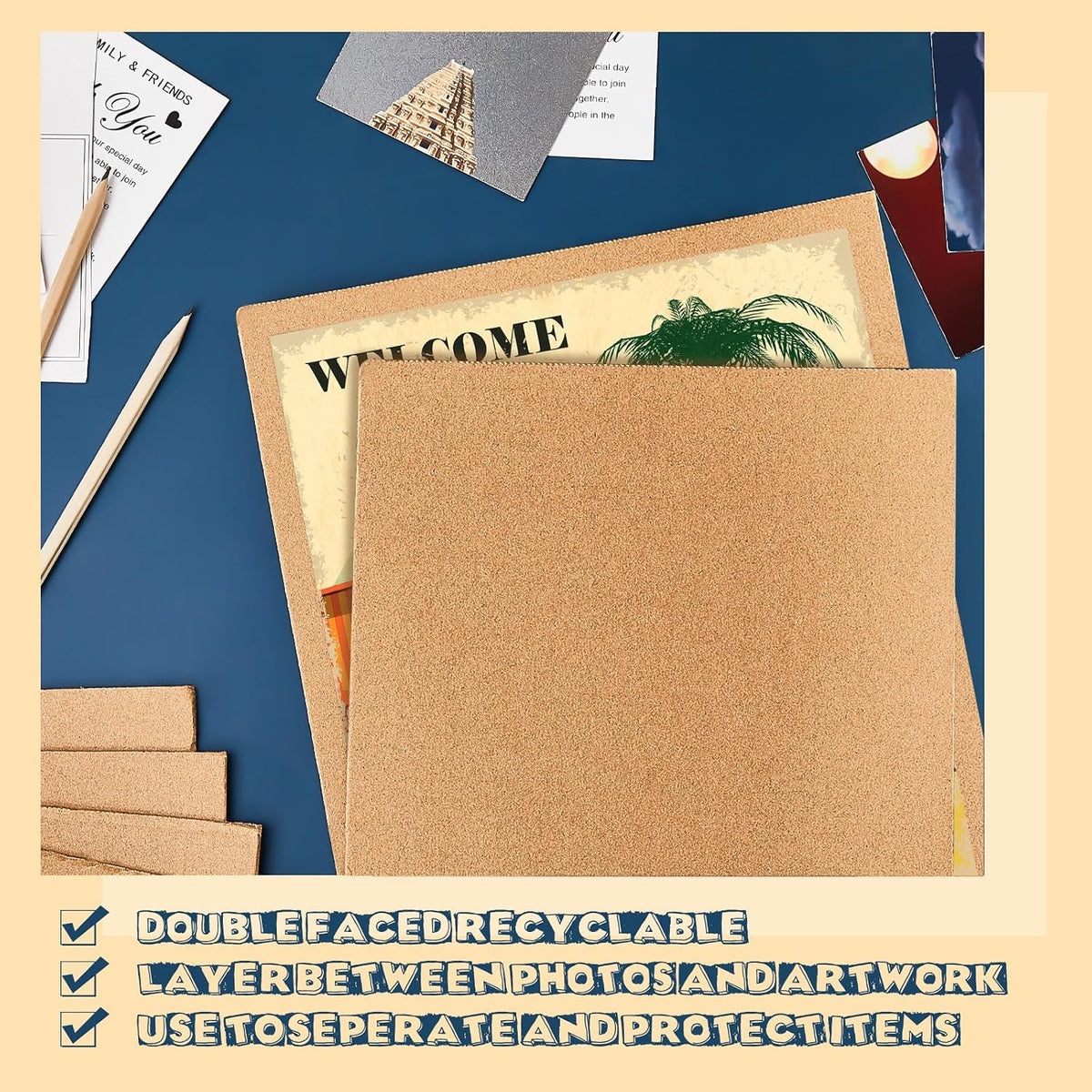 110 Pack 12 X 12 Inch Brown Cardboard Sheets