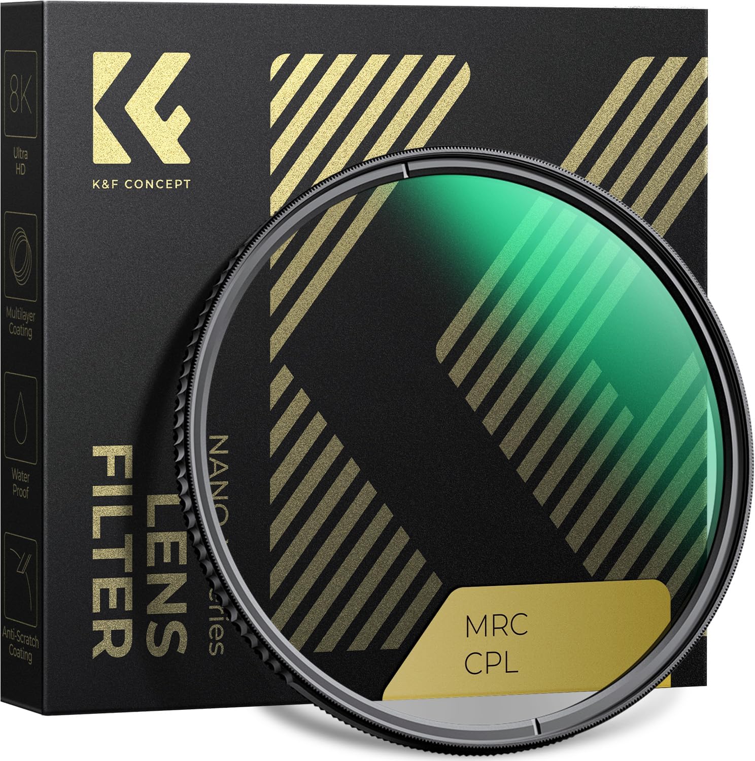 49mm Circular Polarizer Lens Filter with 28 Multi-Layer Coated | Ultra Slim High Definition Waterproof Scratch