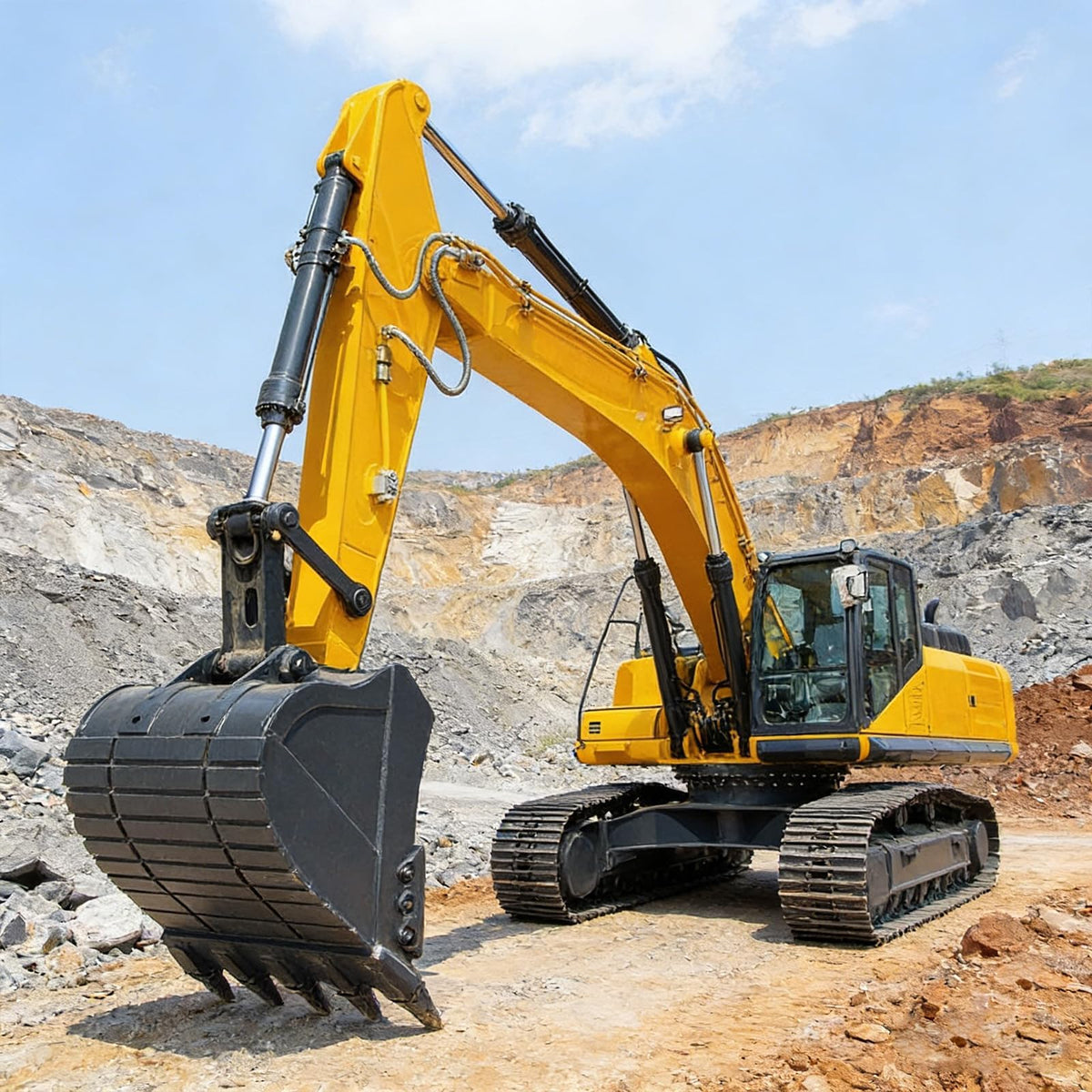 Large Excavator, Construction Excavator, Crawler Excavator – High Performance Hydraulic Machine for Infrastructure