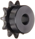 Morse Browning 41B11 Minimum Bore Roller Chain Sprocket, Single Strand, Steel, 1/2" Stocked Bore, 11 Teeth
