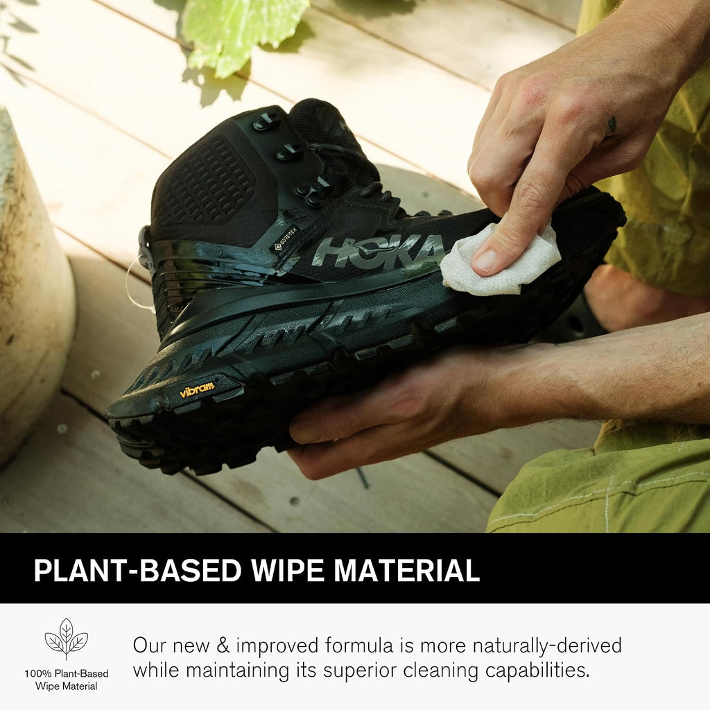 Plant-Based Quick Wipes, Shoe Cleaner, 30 Pack, Individually Packed, Sneaker Care, Ideal for Footwear, Safe for