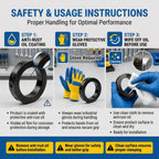 RPS-IND 2-Pack 1/4" Bore Double Split Shaft Collars