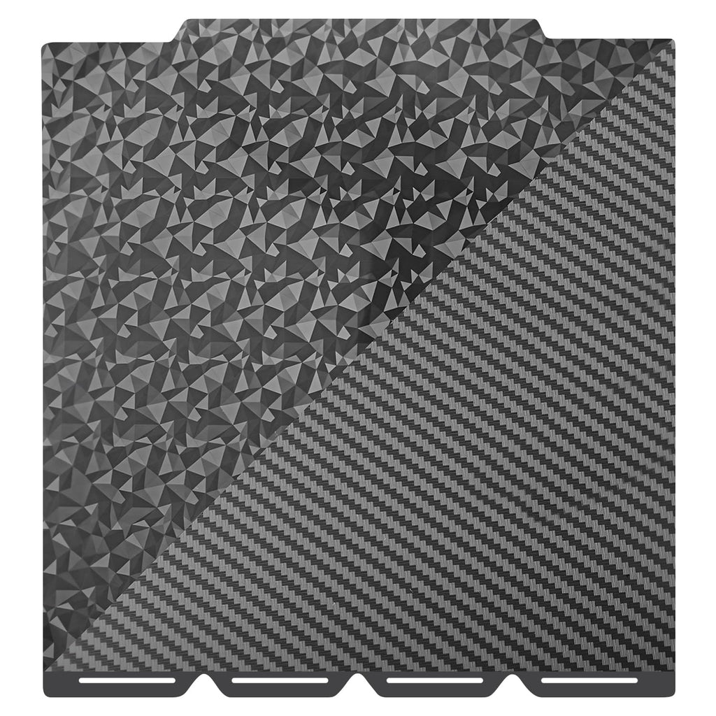 Howarx 3D Effect Build Plate for Snapmaker U1, Textured Fiber & Diamond