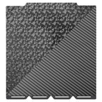 Howarx 3D Effect Build Plate for Snapmaker U1, Textured Fiber & Diamond