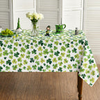 St. Patrick's Day Tablecloth 60 x 84 Inch Rectangular Cute Lucky