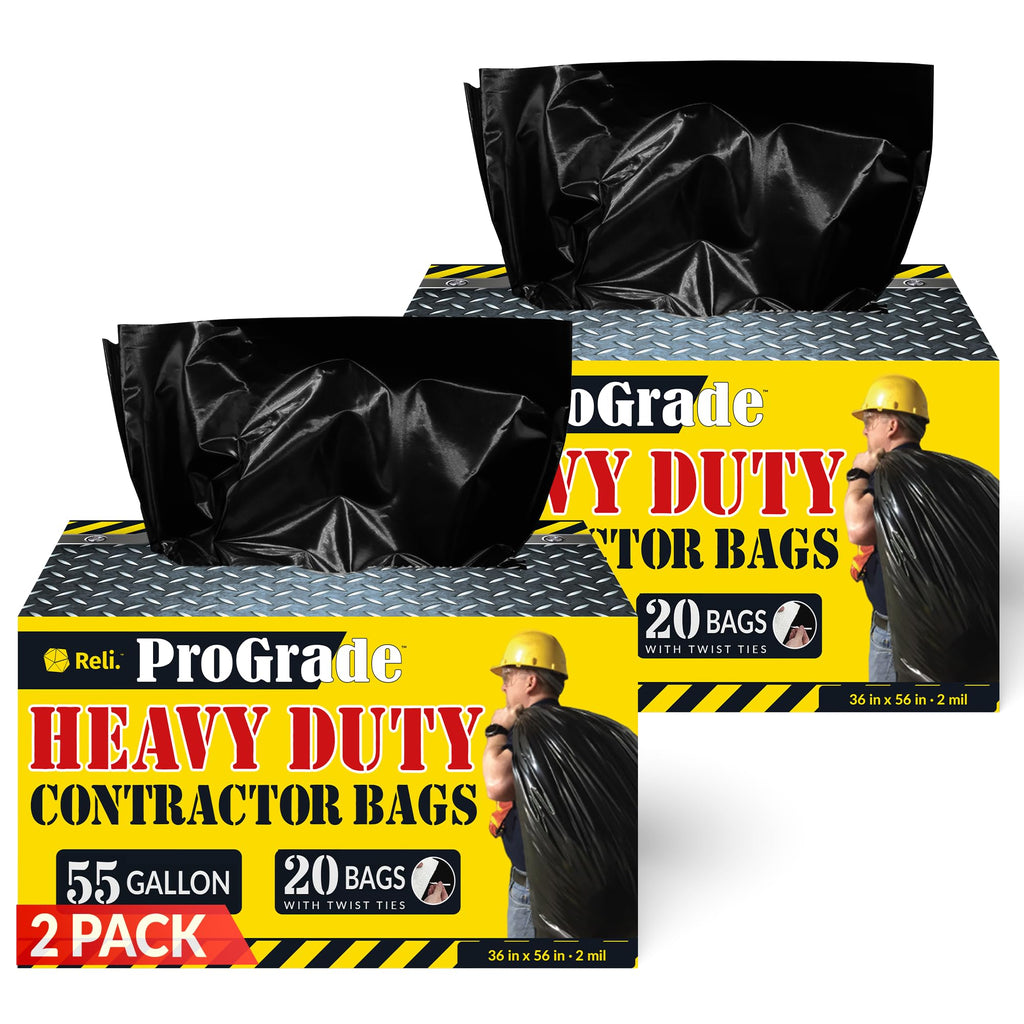 Contractor Garbage Bags 55 Gallon | Heavy Duty