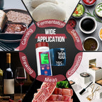 Smart pH Tester Strips for Food, Digital pH Meter for Canning