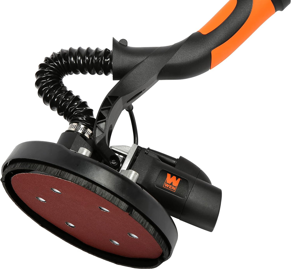 DW5084 5-Amp 2-in-1 Variable Speed Dual-Head Drywall Sander with 15-Foot Dust Hose , Black