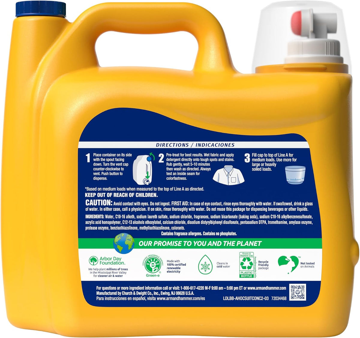 Plus OxiClean with Odor Blasters Liquid Laundry Detergent