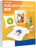 Sublimation Paper 8.5x11 Inch 110 Sheets, Fast Dry, High Transfer Rate, Compatible with Sublimation Printers and