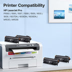 78A Toner Cartridge Black Replacement for HP 78A CE278A, 4 Pack