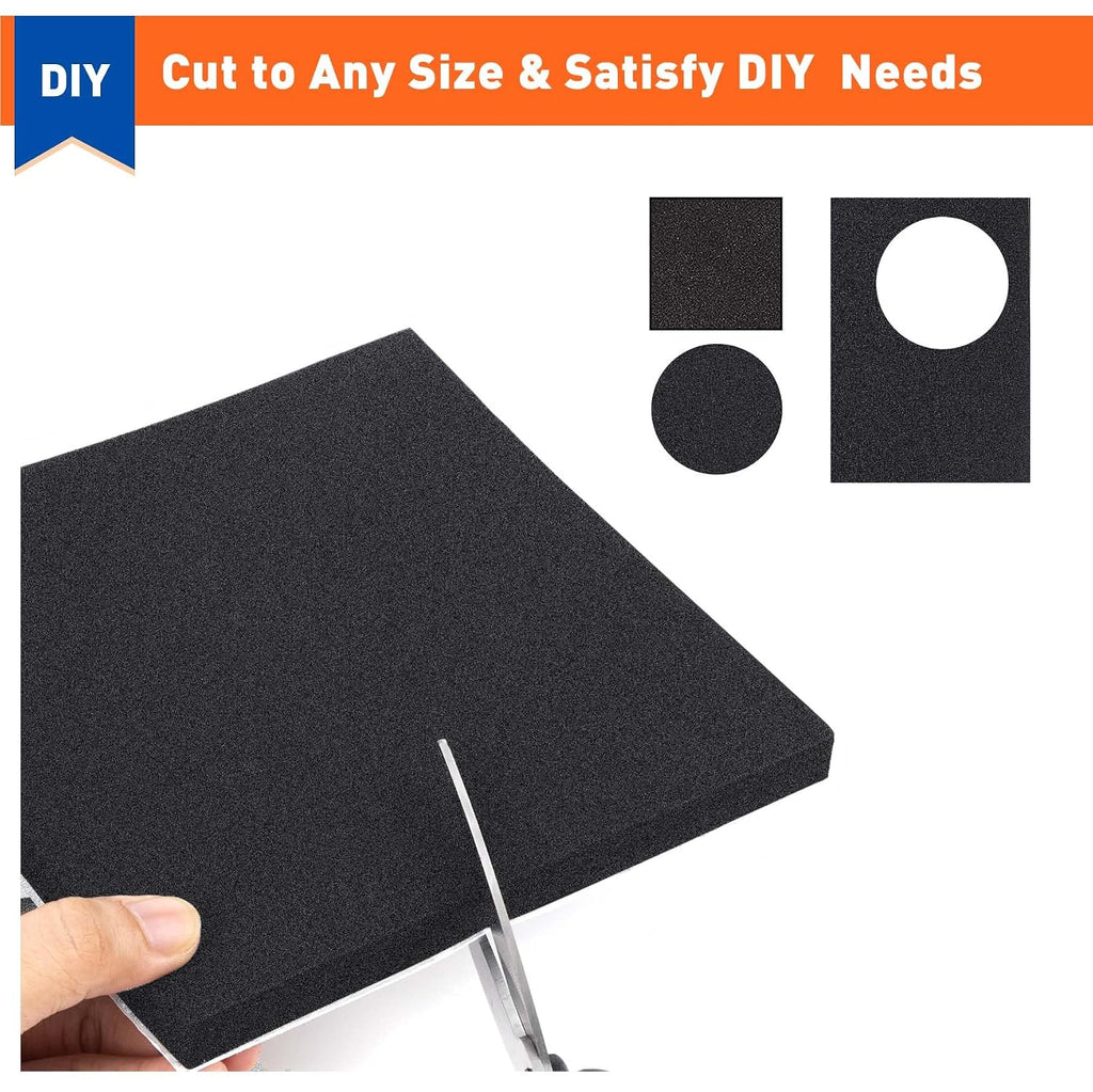 10Pcs Adhesive Foam Padding 1/8 in Thick X 4 in X 4 i