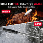 600FT Wireless Meat Thermometer for Cooking with 2 Thinner Probes