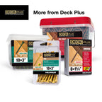 Deck Screws, #8 x 2in, 625 Pieces,5 Lb Box, Brown