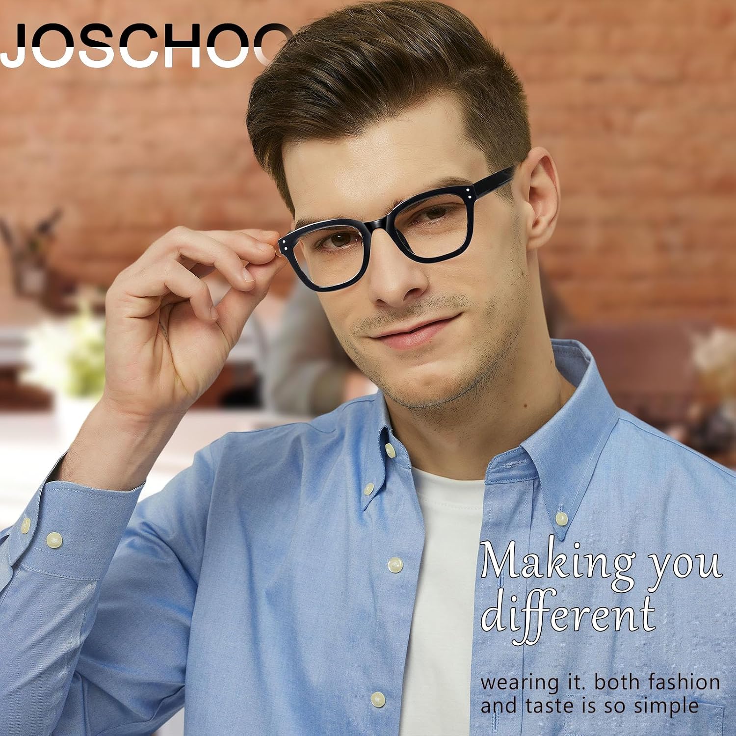 Reading Glasses Blue Light Blocking Readers Spring Hinge Glasses for Reading for Men and Women