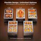 1200W Electric Steam Table Food Warmer