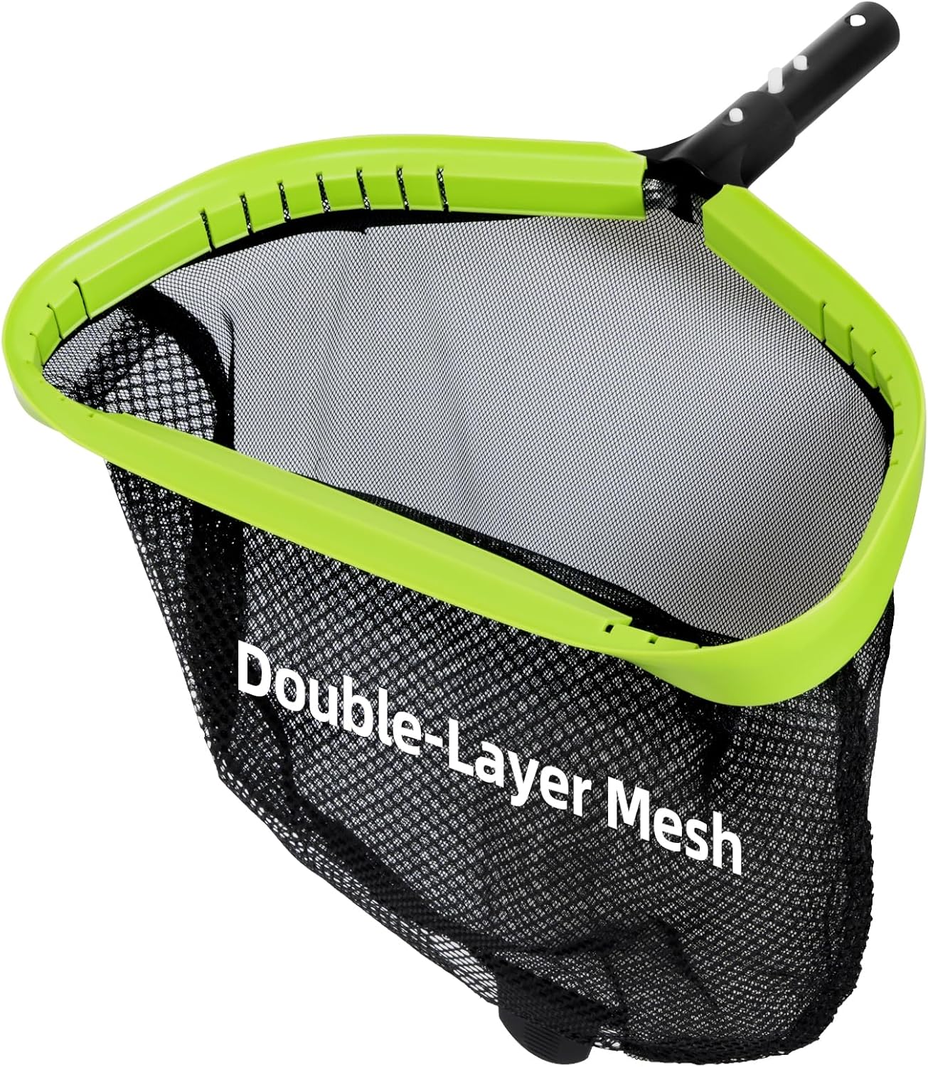 Pool Net,Professional Swimming Pool Leaf Skimmer Nets for Cleaning with Double-Layer Deep Big Bag,Heavy Duty Aluminum