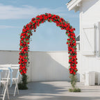 Artificial Red Rose Flower Garlands 10 PCS 82 FT for Backdrop