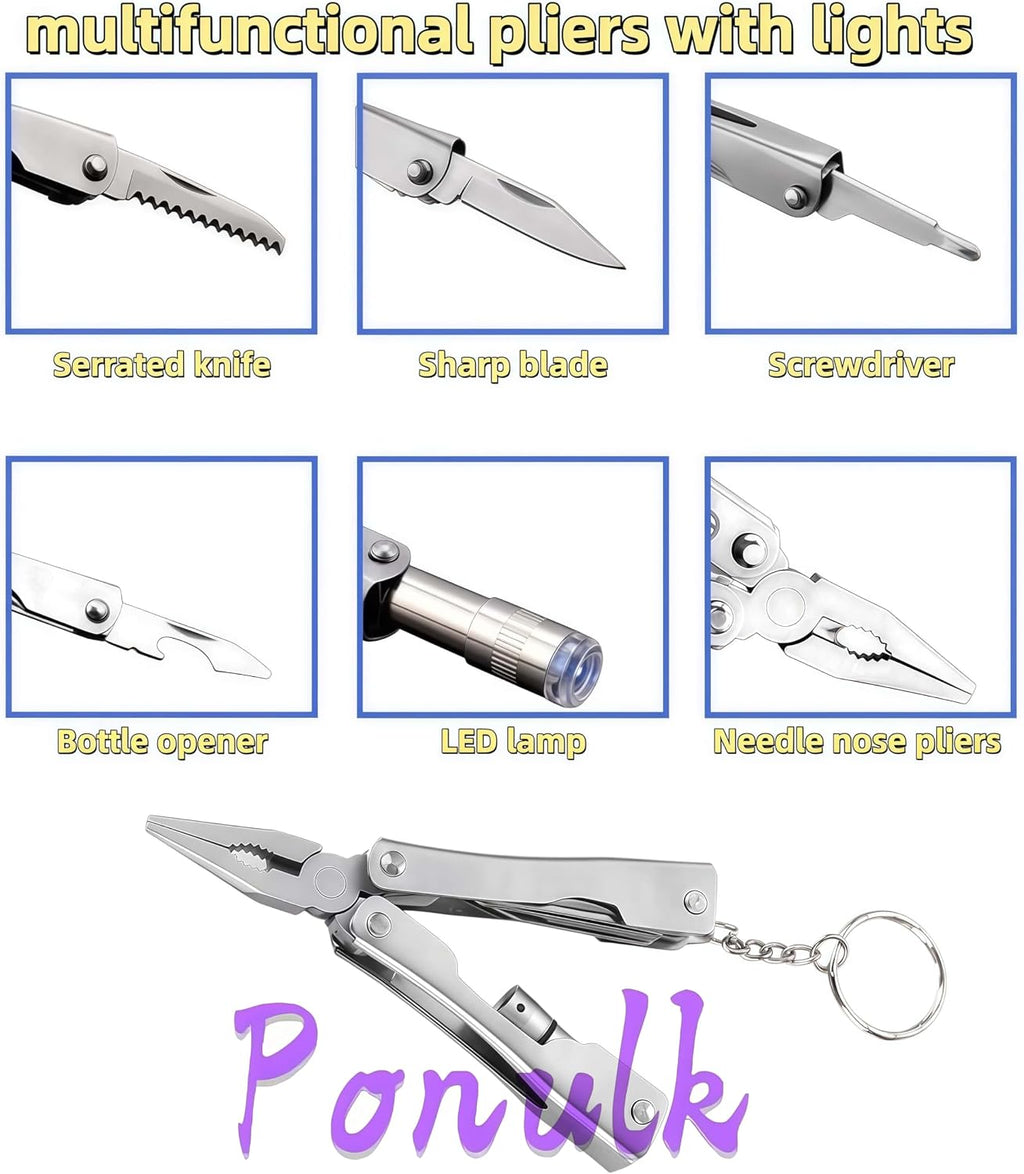 DIY Survival Tools Kit, Emergency Outdoor Gear for Camping Hiking | Multi-function portable survival kit, emergency