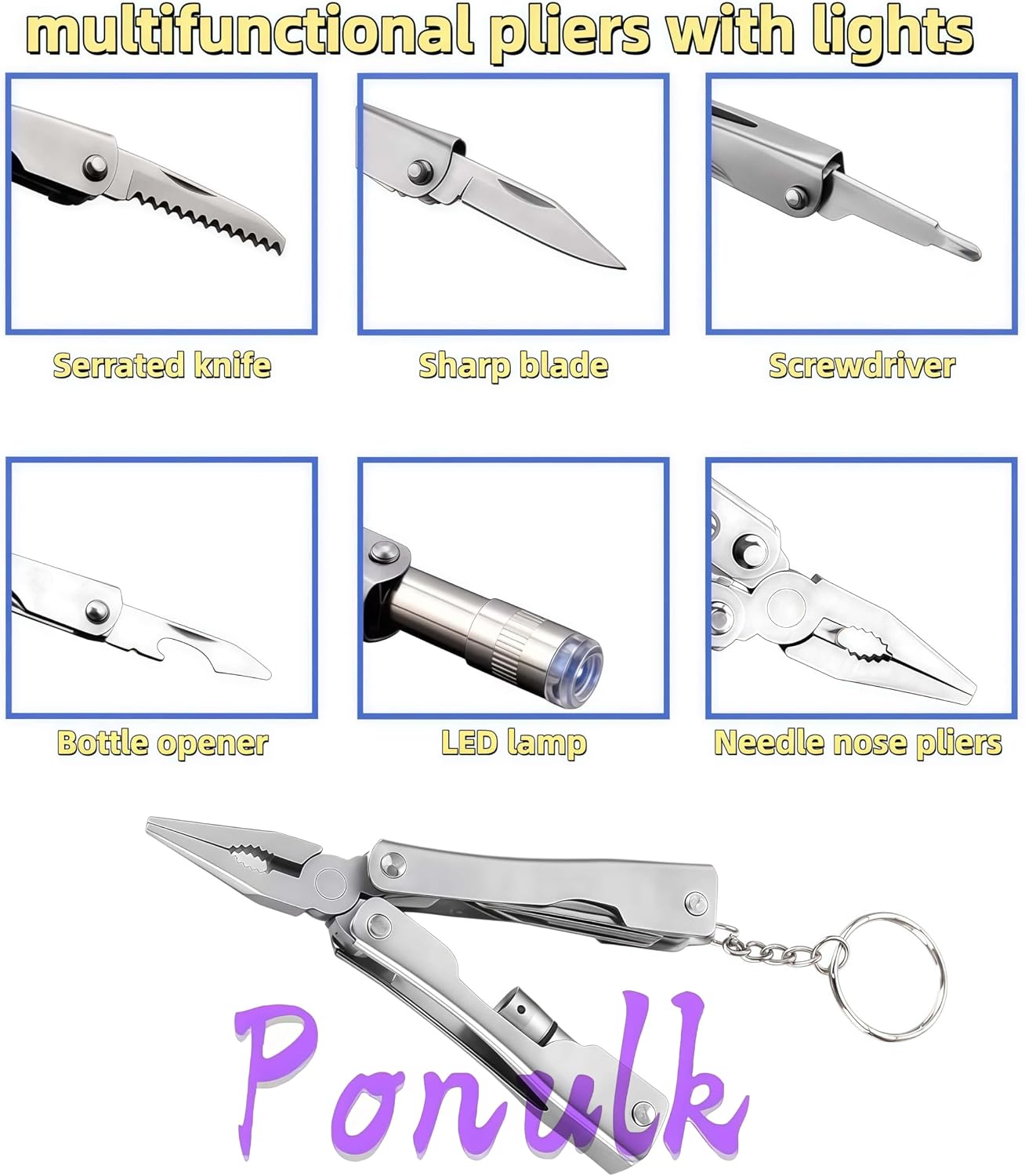 DIY Survival Tools Kit, Emergency Outdoor Gear for Camping Hiking | Multi-function portable survival kit, emergency