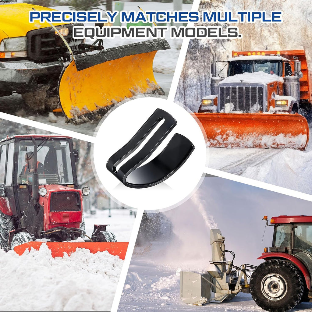 8 Pcs Snow Plow Skid Shoes Replacement for Lawn Tractor Adjustable Attachment with Screws and Nuts for Snow Plowing