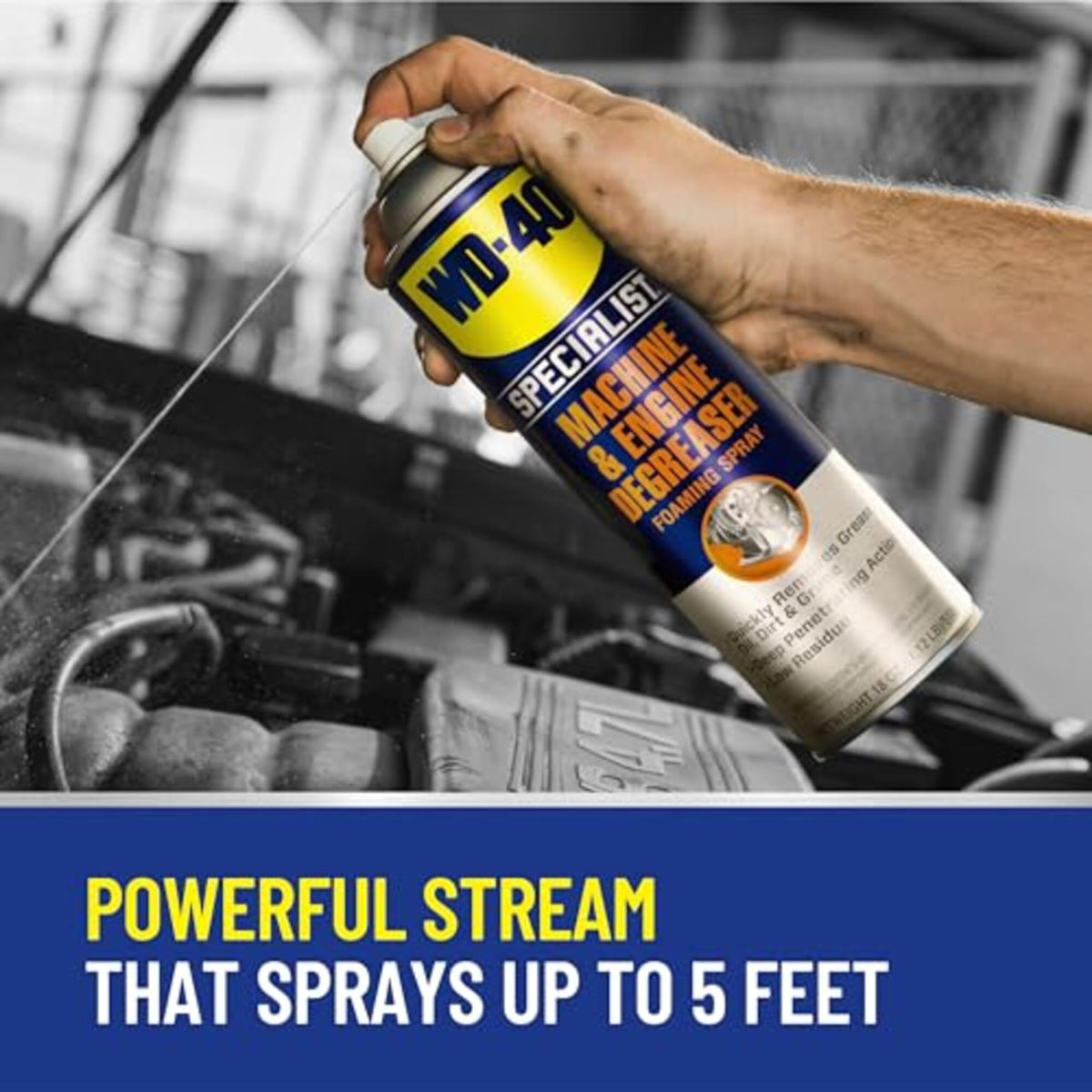 Machine & Engine Degreaser Foaming Spray, 18 OZ