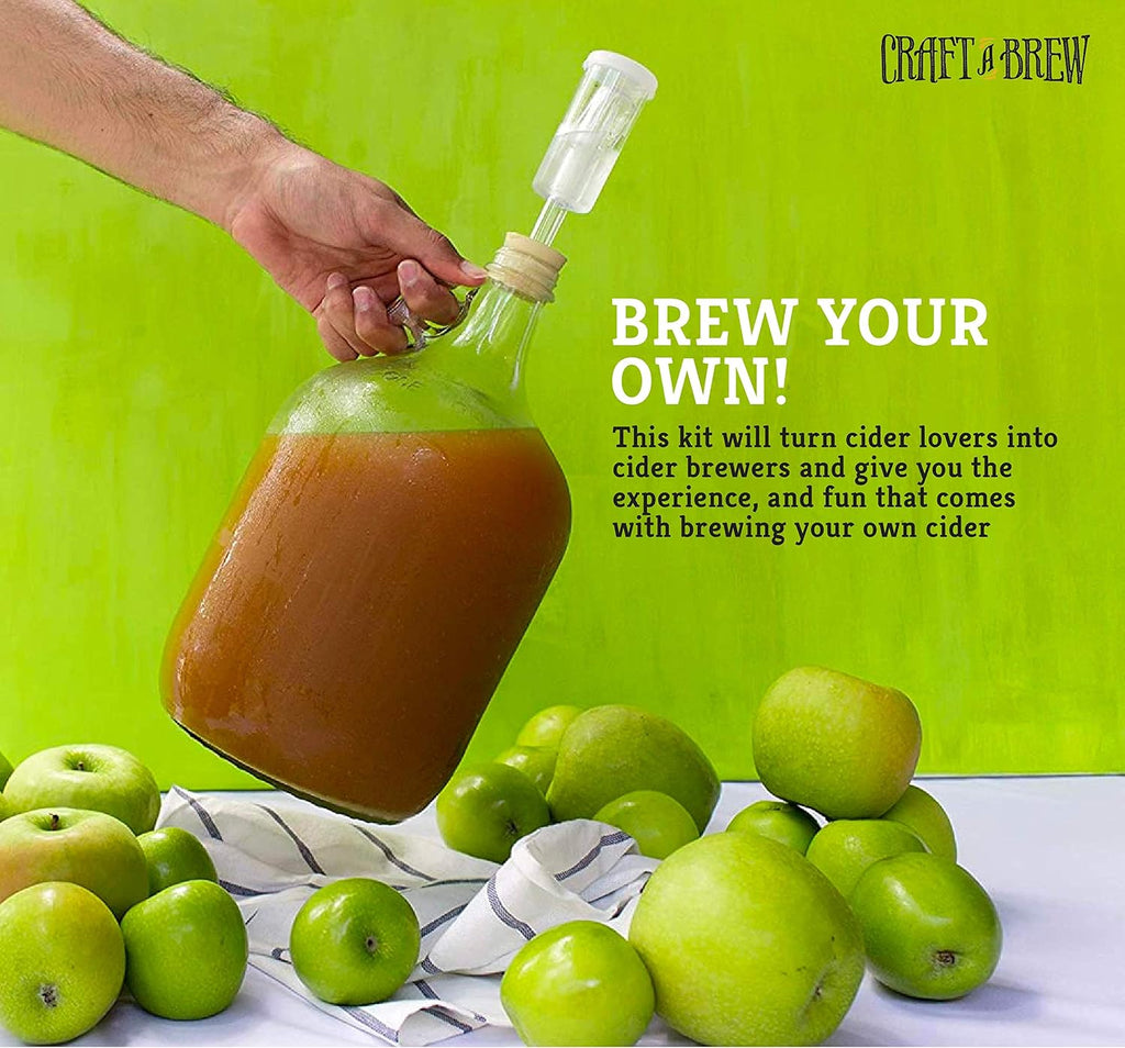 Hard Cider Kit - Beer Making Kit - Make Your Own Craft Beer - Complete Equipment and Supplies - Starter Home Brewing