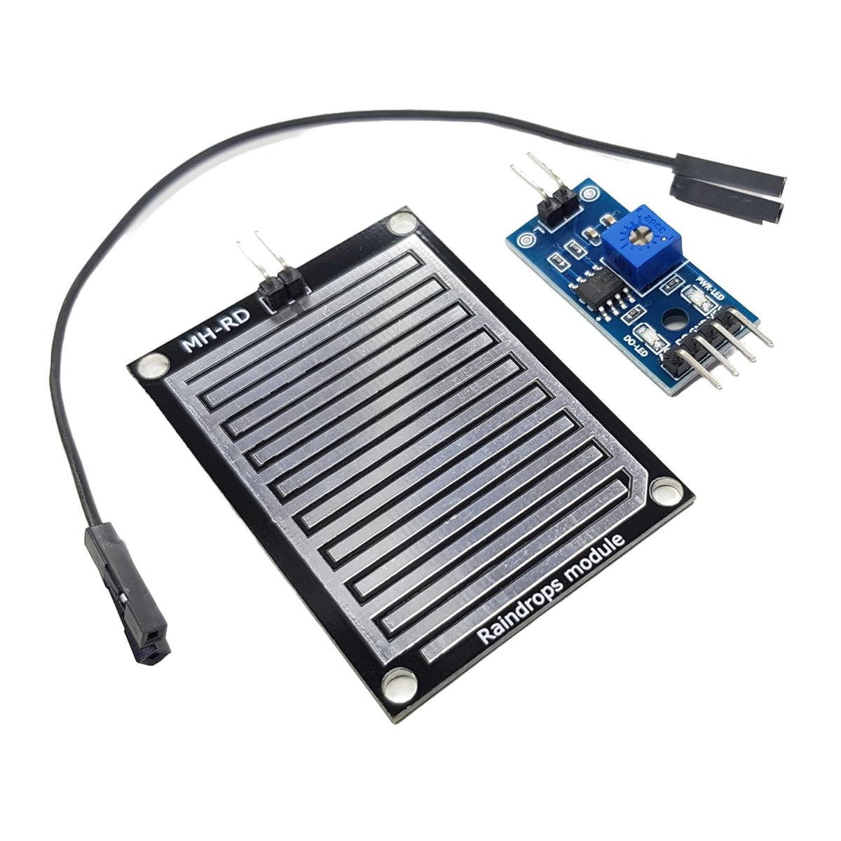 Rain Sensor for Arduino, ESP32, ESP8266, Raspberry Pi, 5 Pieces