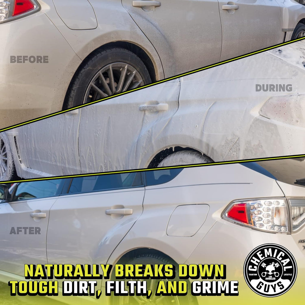 Ultimate Car Wash Bucket Kit, Dirt Trap, Mitt, Soap & Lid | Grit guard sinks debris to the bottom so it stays off