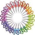 WA Portman 24 Bulk Set Pointed Tip Kids Scissors for School and Students | 5 Inch Bulk Scissors for Classroom, Kids