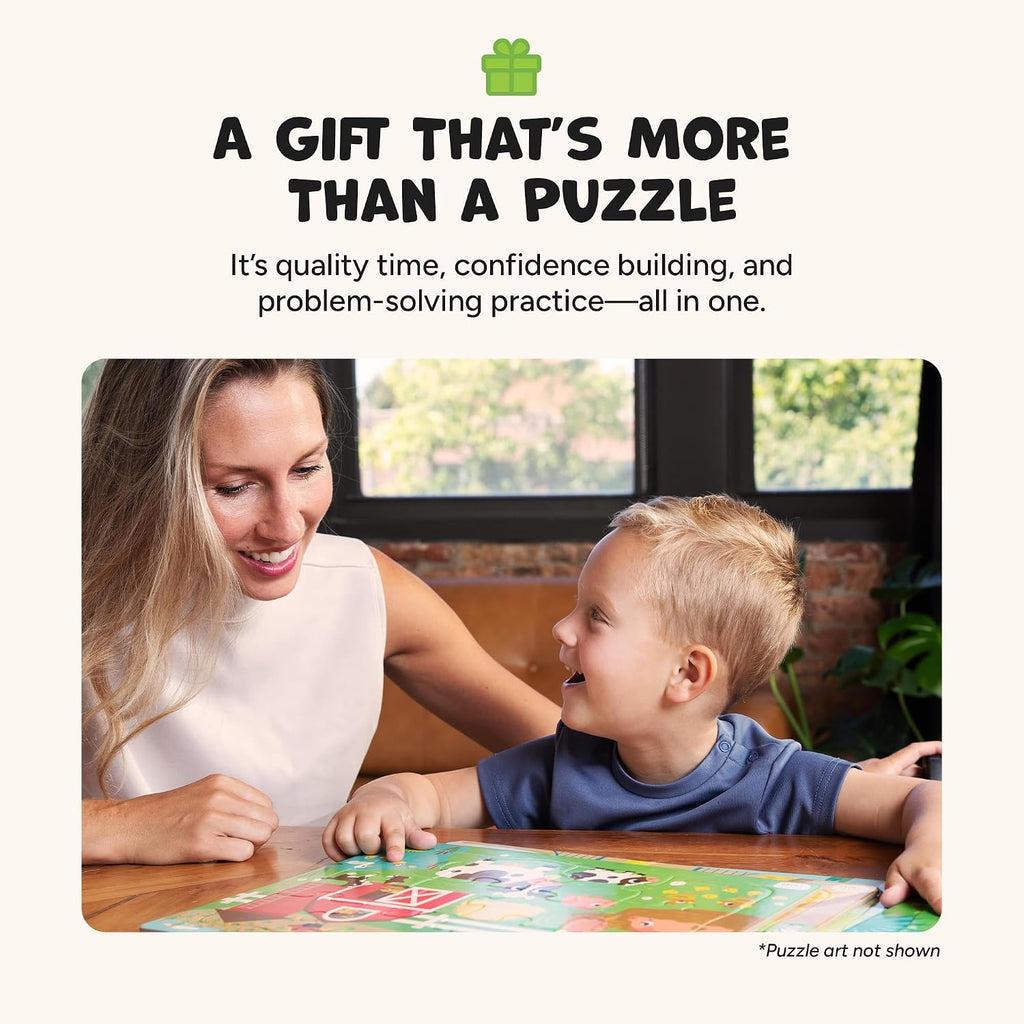Chuckle & Roar Search & Find Icons Glittery Jigsaw Puzzle – 100 Piece XXL Puzzle for Kids Ages 6+