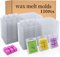 Thickened Wax Melt Molds Containers Clamshells for Wax Melts | Wax Tart Packaging for Enterprises or Households,Wax
