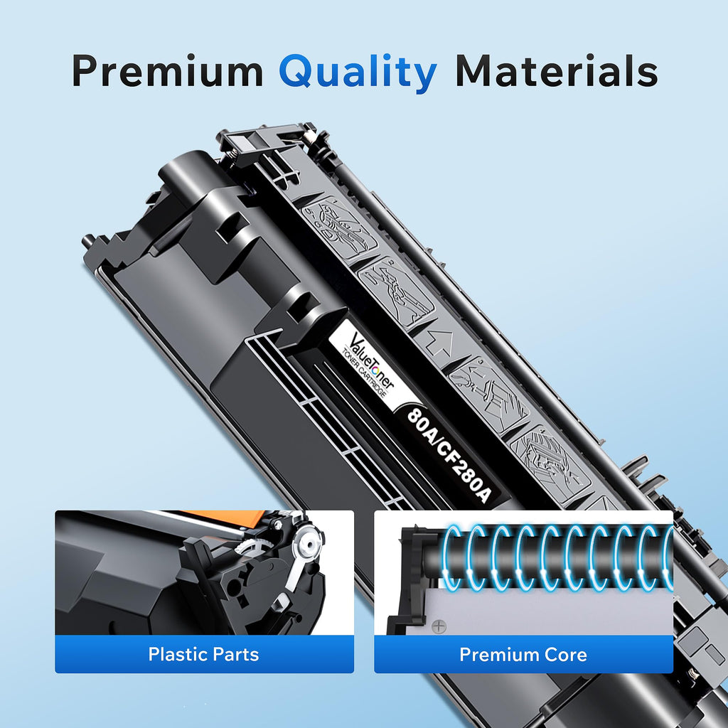 80A Replacement for HP 80A Toner Cartridge Black CF280A 80X