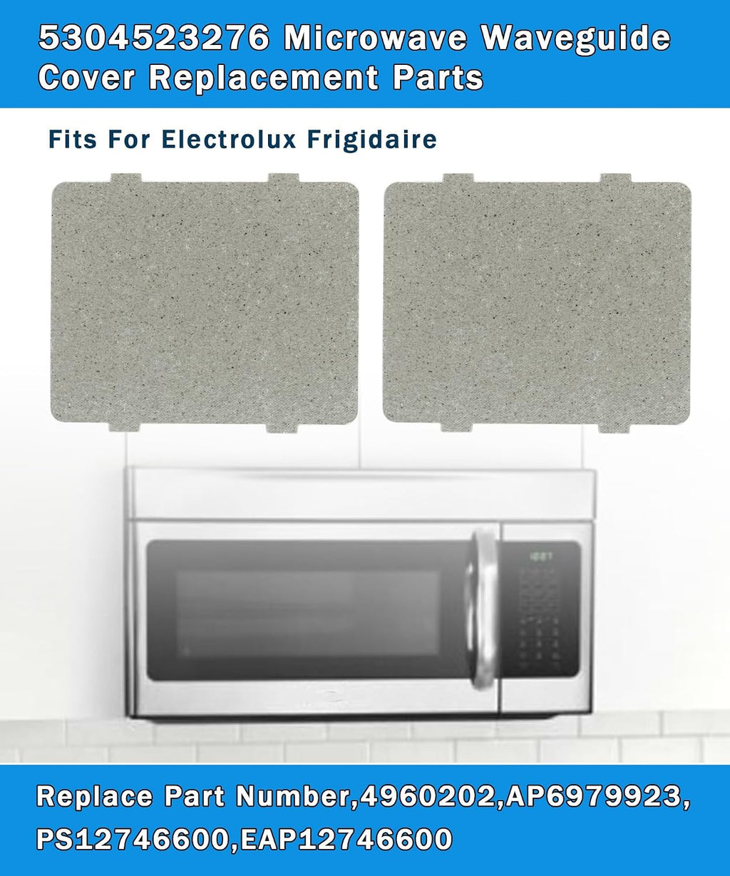 5304523276 Microwave Waveguide Cover | Fits For Electrolux Frigidaire,Replaces AP6979923,PS12746600,EAP12746600,Pack
