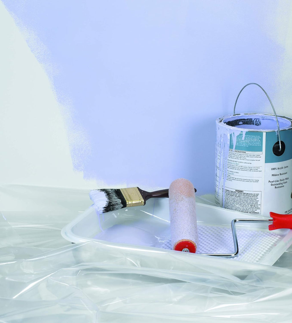 Poly Plastic Sheeting, 4' x 200', 1 Mil, Clear
