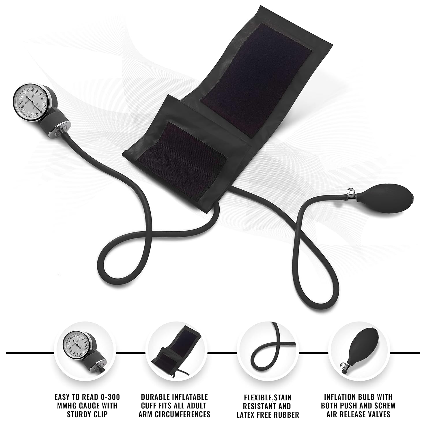 Nurse Essentials for Work Starter Kit, Stethoscope, Blood Pressure Monitor, Otoscope, Tuning Forks and More. 18 Pcs