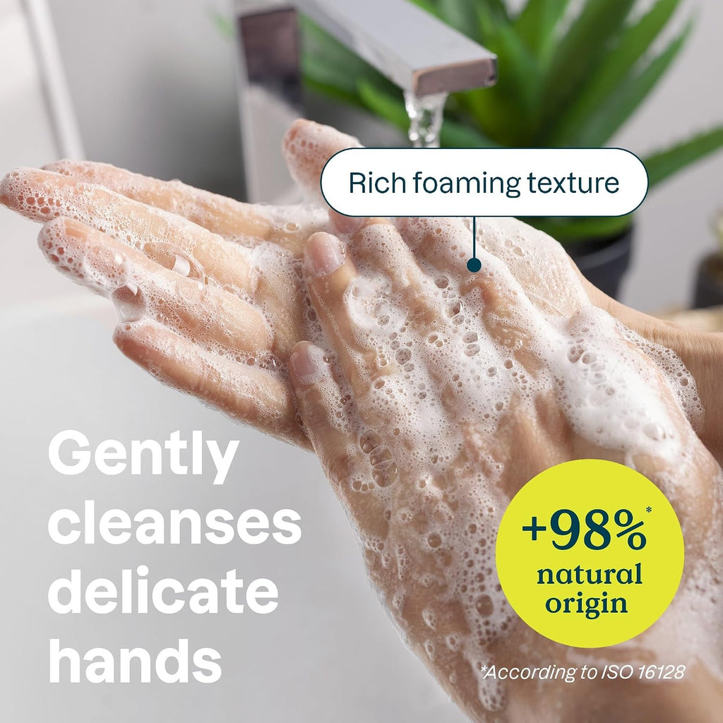 ATTITUDE Gentle Hand Soap for Sensitive Skin, Oat, Unscented, 16 oz