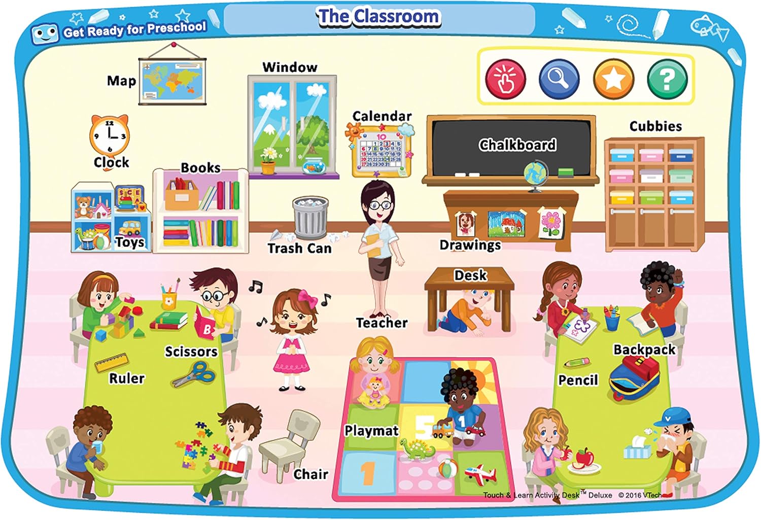 Touch and Learn Activity Desk Deluxe Expansion Pack for Preschoolers