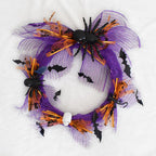 3 Rolls Purple Deco Mesh Ribbon for Fall Halloween Easter Wreaths