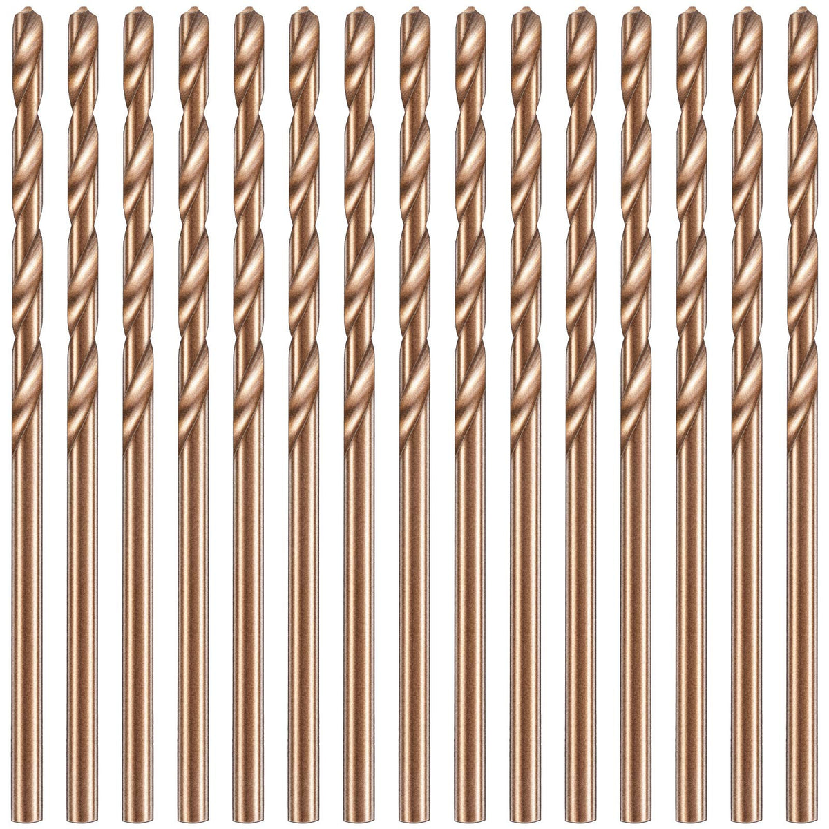 Mudder 15 Pcs 5/64" Drill Bit M35 High Speed Cobalt Drill Bit