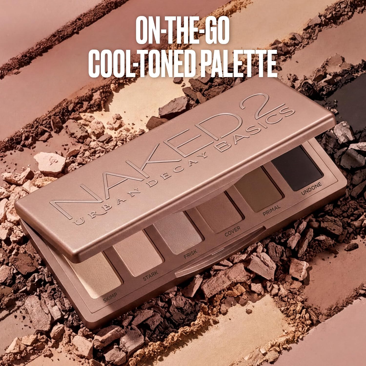 Naked2 Basics Matte Eyeshadow Palette - 6 Cool Neutral Shadows | Contouring Neutral Eyeshadow Palette for Natural +